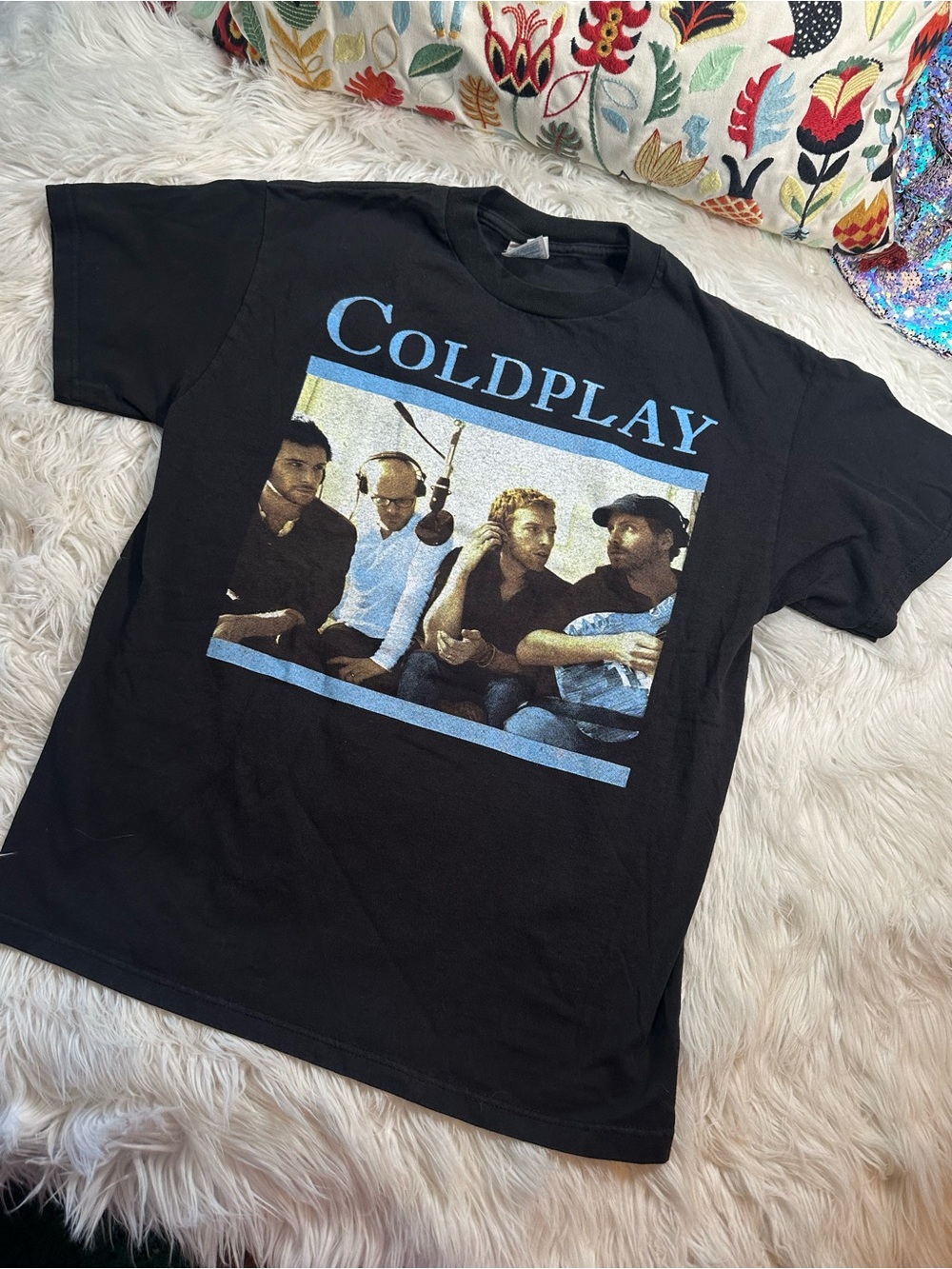 Vintage 2000s Coldplay Photo Tour Dates Band Tee - Picture 10 of 12
